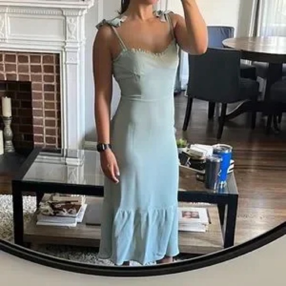 Reformation Nikita Dress Midi Sz 0P New - Picture 2 of 7